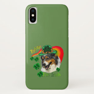 Australian Shepherd St Patricks iPhone X Hoesje