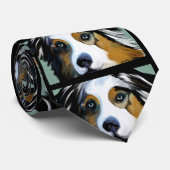 AUSTRALIAN SHEPHERD STROPDAS (Opgerold)