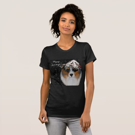 Australian Shepherd T-shirt (Voorkant volledig)
