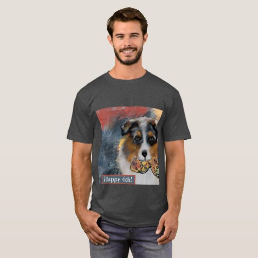 Australian Shepherd T-shirt (Voorkant volledig)