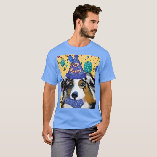 AUSTRALIAN SHEPHERD T-SHIRT (Voorkant volledig)