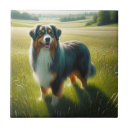 Australian Shepherd Tegeltje