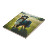 Australian Shepherd Tegeltje (Zijkant)