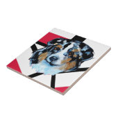 AUSTRALIAN SHEPHERD TEGELTJE (Zijkant)