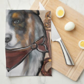 AUSTRALIAN SHEPHERD THEEDOEK (Quarter Fold)