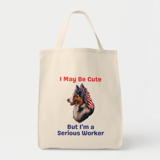 Australian Shepherd Tote Bag (Voorkant)