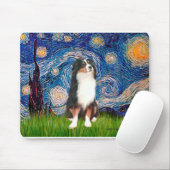 Australian Shepherd (Tri2) - Sterrennacht Muismat (Met muis)