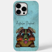 Australian Shepherd Ugly Face Case-Mate iPhone Case (Achterkant)
