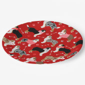 Australian Shepherd Valentijn Pattern Bord (Gekanteld)