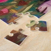 Australian Shepherd Valentine's Day Herding Hearts Legpuzzel (Zijkant)