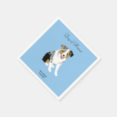 Australian Shepherd Wedding Cocktail Napkins Servet (Hoek)
