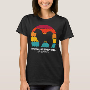 Australian Shepherd Whisperer Retro  T-shirt