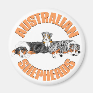Australian Shepherds Magnet Magneet