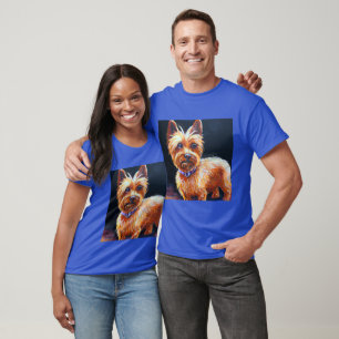 Australian Silky Terrier - Dog Portrait T-shirt