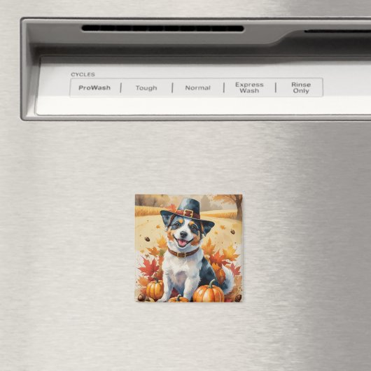 Australian Terrier Autumn verlaat Thanksgiving Magneet (Insitu (Vaatwasser))