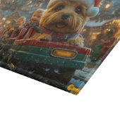 Australian Terrier Dog Roller Onderzetter Kerst Snijplank (Hoek)