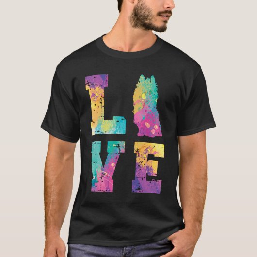Australian Terrier Love T-shirt (Voorkant)