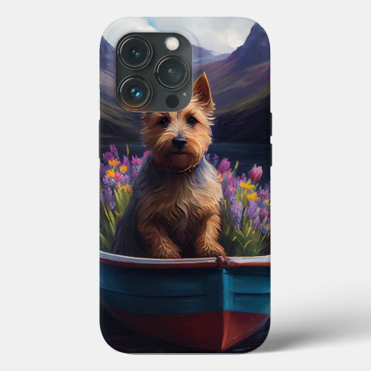 Australian Terrier op Paddle: Een Schilderachtig a Case-Mate iPhone Case (Achterkant)