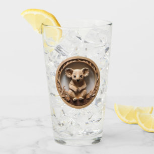 Australian Tree Hugger: Koala Beer Houtprint Glas
