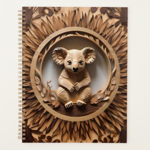 Australian Tree Hugger: Koala Beer Houtprint Planner