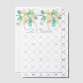 Australian wattle blossoms uitnodiging (Offset (Uitnodiging))