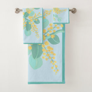 Australian Wattle fleurit vert et or