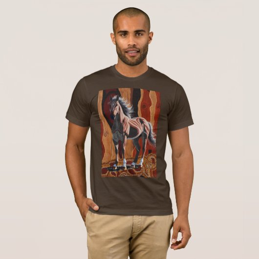Australian Wild Brumby T-shirt (Voorkant volledig)