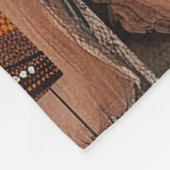 Australian Wild Lizard Wildlife Scene Fleece Deken (Hoek)