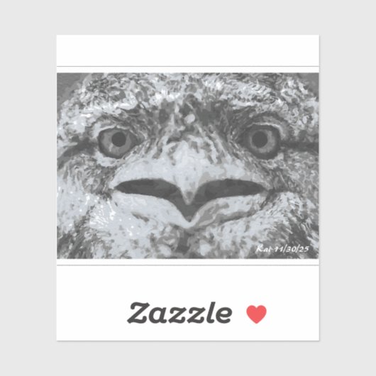 Australian Wildlife, Nature's Curmudgeon, Animal Sticker (Vel)