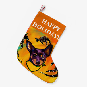 AUSTRALIANSE KELPIE KLEINE KERSTSOK