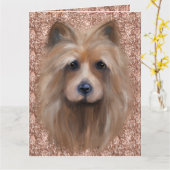  AUSTRALIANSE TERRIËR    KAART (Gele Bloem)