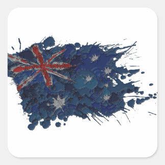 Australië2 Vierkante Sticker