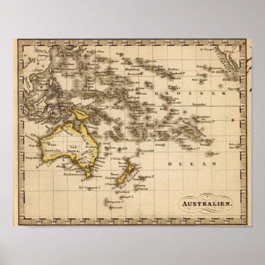 Australië 11 poster (Voorkant)