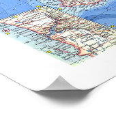 " Australië: 1963 gedetailleerd MAP ... Poster (Hoek)