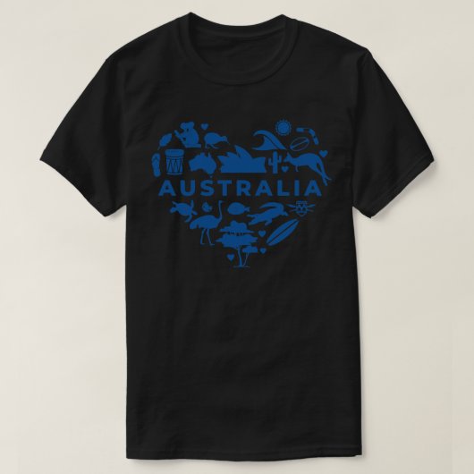 Australië 1 t-shirt (Design voorkant)