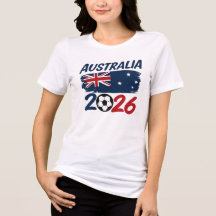 Australië 2026 Voetbalfan Design Vlagkleuren
