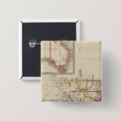 Australië 2 vierkante button 5,1 cm (Voorkant /achterkant)