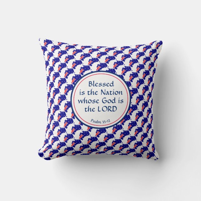 AUSTRALIË Aangepaste scripts Australische vlag Kussen (Voorkant)