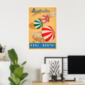Australie Art Australien Plage Impression Cadeau A (Bureau à domicile)