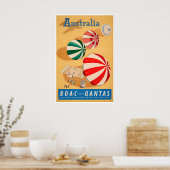 Australie Art Australien Plage Impression Cadeau A (Cuisine)