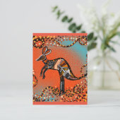 AUSTRALIË ART BRIEFKAART (Staand voorkant)