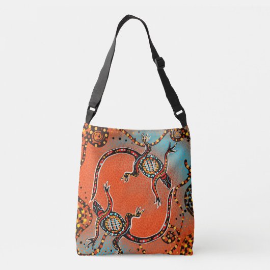 AUSTRALIË ART CROSSBODY TAS (Achterkant)