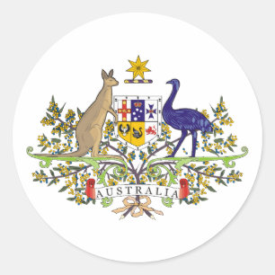Australië, Australië Ronde Sticker