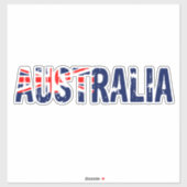 Australië, Australisch Sticker (Vel)