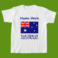 Australië Australische Vlag Blauw Persoonlijk Meis