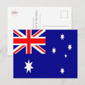 Australië - Australische vlag - Briefkaart (Voorkant / Achterkant)