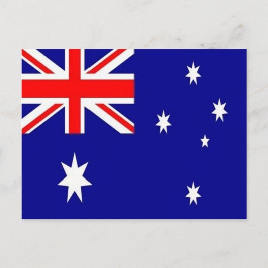 Australië - Australische vlag - Briefkaart (Voorkant)