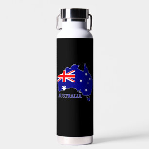 Australië Australische vlag kaart reizen Waterfles