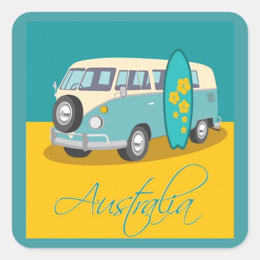 Australie : Autocollant de voyage (Devant)