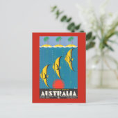 Australie avec Fish Travel Carte postale (Debout devant)